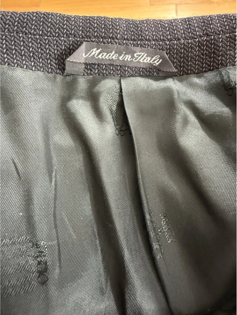 Studio 0001 Ferre Italy Sport Coat Men Charcoal Gray Wool Saks 5th Ave 40-42R